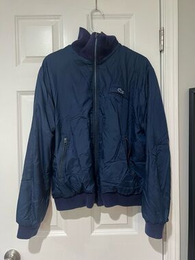 Lacoste vintage reversible Navy Jacket mean size medium